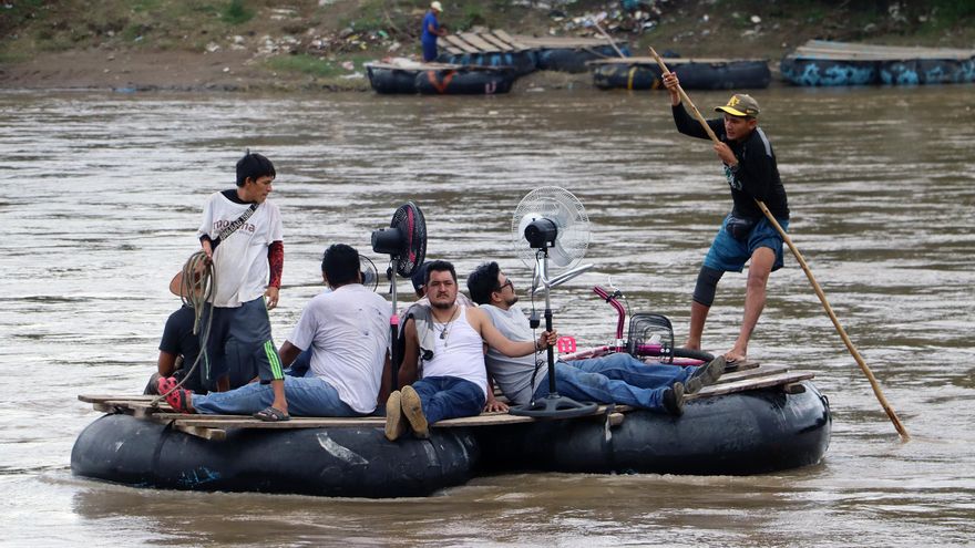 La migración cae en el límite de México con EE.UU. pero se triplica en su frontera sur