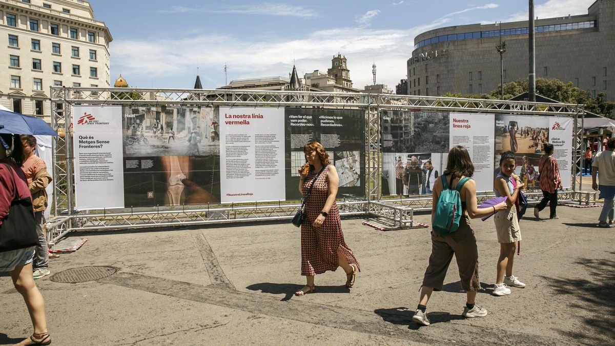 Exposición de la organización médica y humanitaria internacional, Médicos Sin Fronteras
