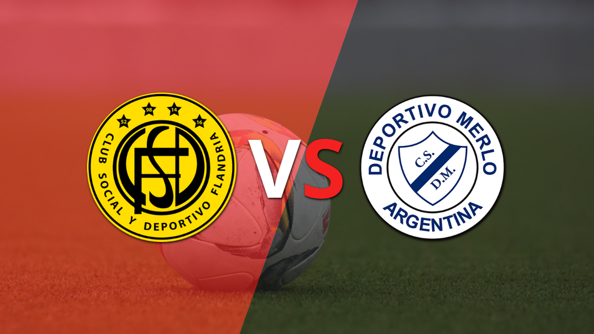 Flandria y Dep. Merlo igualaron 1 a 1