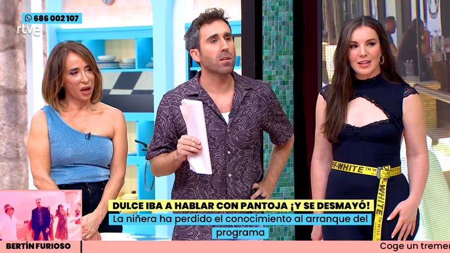 Aitor Albizua, María Patiño e Inés Hernand niegan una mala relación en 'La familia de la tele': "Ni burla, ni acoso"