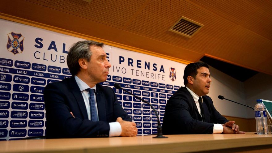 El Tenerife renueva a Cervera y ficha a Felipe Miñambres como director general desde el 1 de julio