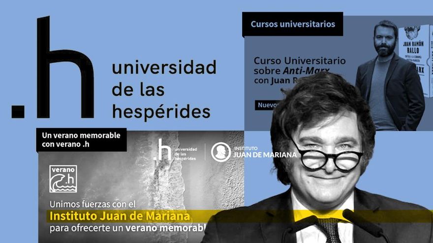 La asociación ultra "sin ánimo de lucro" que invitó a Milei a Madrid es accionista de una universidad privada recién lanzada