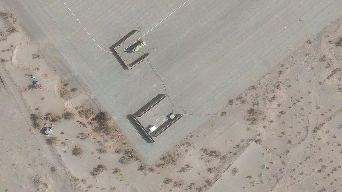 La base aérea de Zahedan, en Irán, antes de los ataques (el 26 de febrero de 2026).