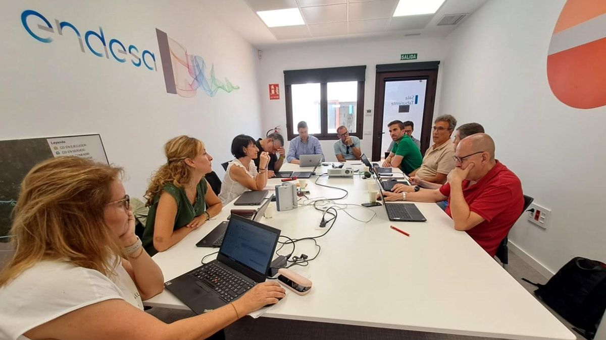 Reunión de los equipos de Canarias y Baleares en La Palma.