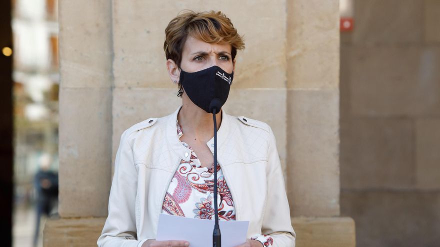 Chivite afirma que la pandemia ha bajado a nivel medio de riesgo en Navarra tras el descenso de la ocupación hospitalaria