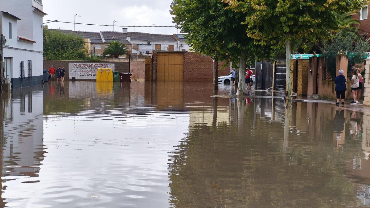 Inundaciones en Manzanares, Ciudad Real, el 2 de octubre de 2026