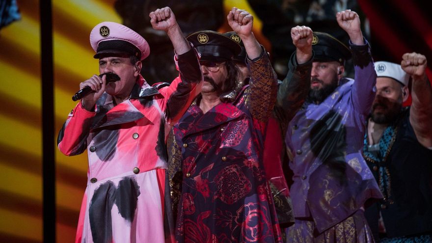 Let 3 (Croacia) en su primer ensayo en Eurovisión 2023