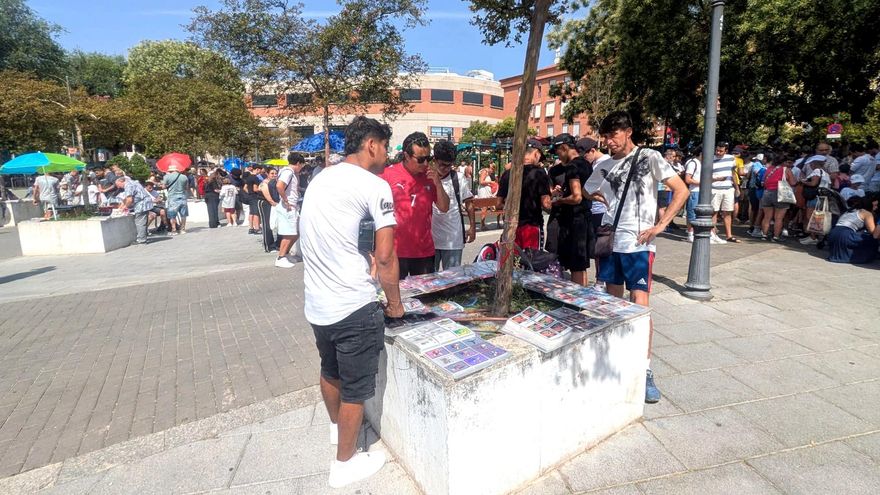 Una imagen de la plaza el domingo por la mañana