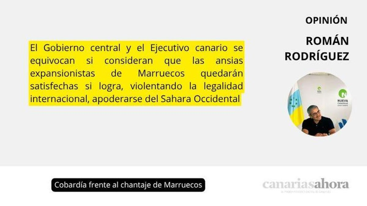 Cobardía frente al chantaje de Marruecos