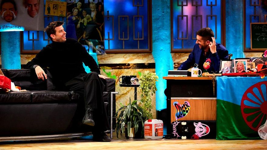 Piqué y Broncano hablaron en 'La Revuelta' de cómo les politizó 'El Hormiguero' y del contrato con TVE: “Sois muy baratos”