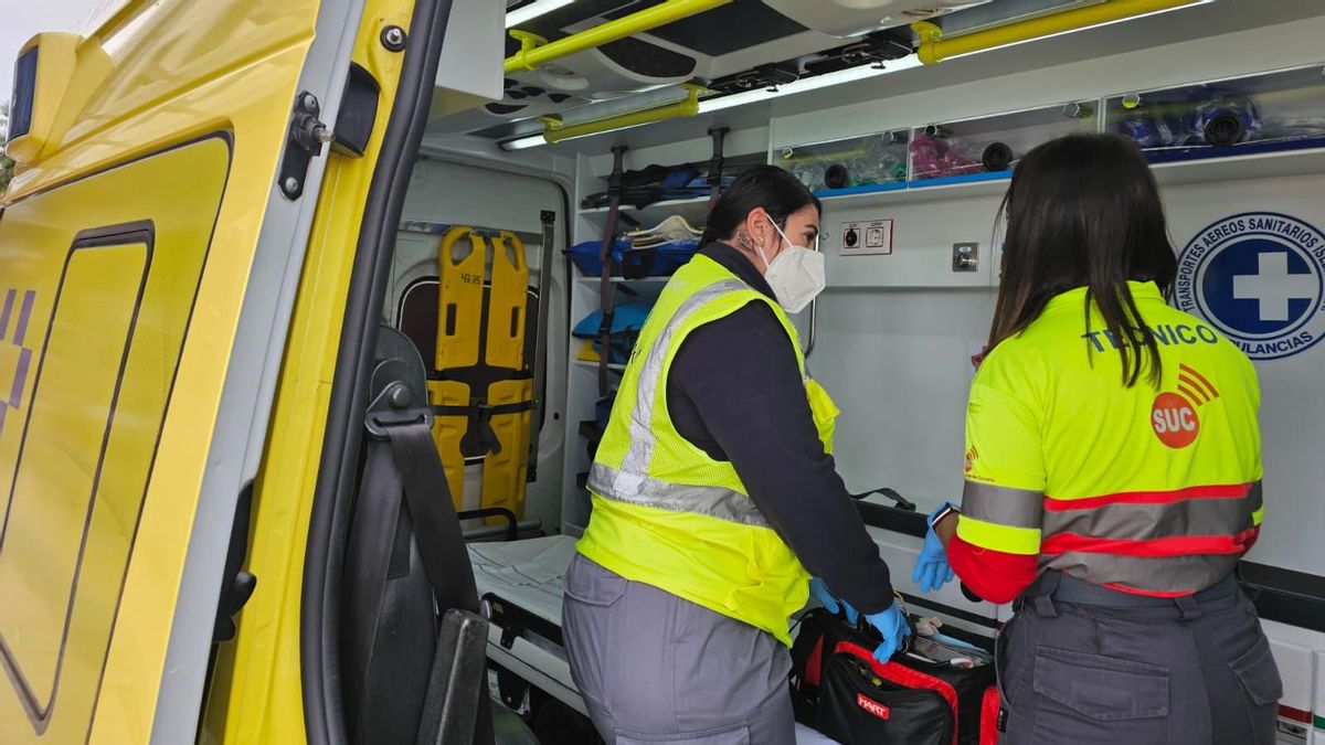 Estudiantes del CIFP Virgen de las Nieves  de Técnico en Emergencias Sanitarias comienzan sus prácticas en las ambulancias del SUC