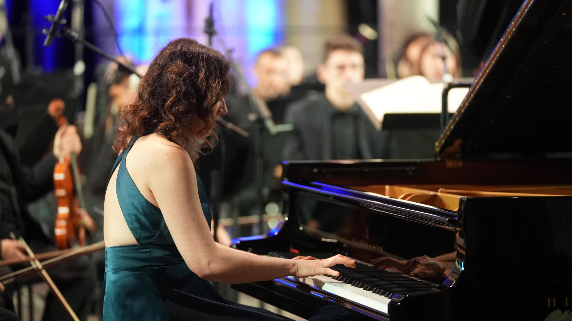 Martina Filjak con la orquesta de Córdoba