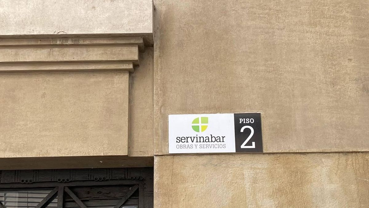 Oficina de Servinabar, en el centro de Pamplona