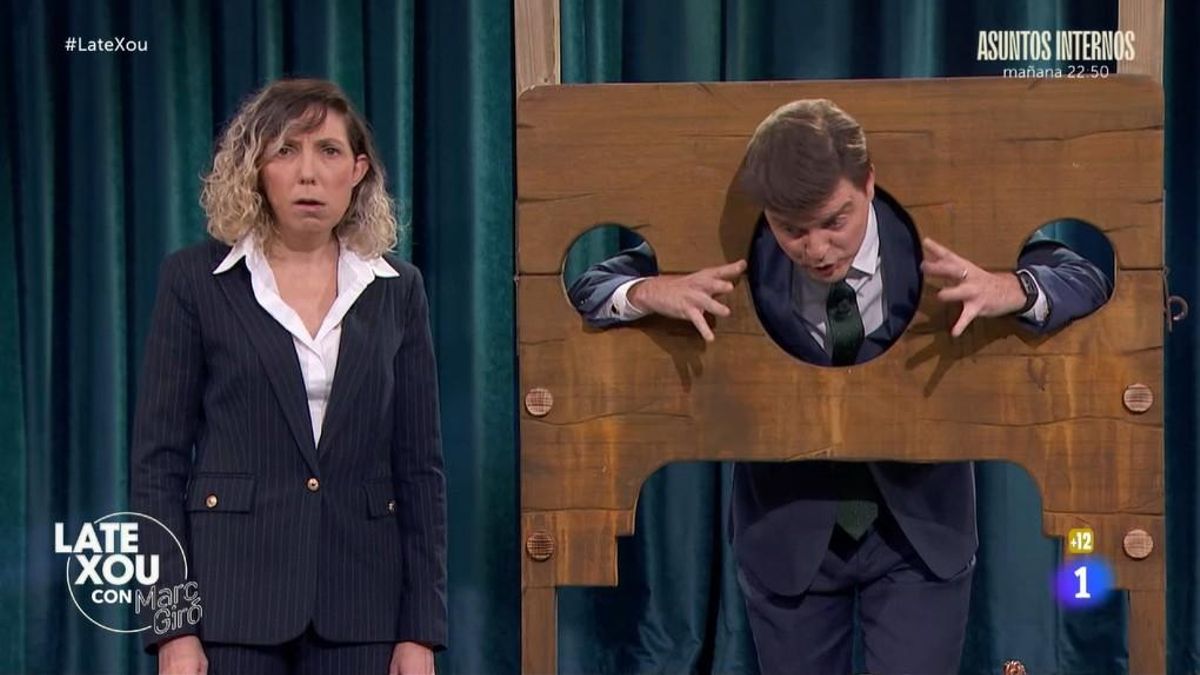 Judit Martín, en el 'Late Xou de Marc Giró' en TVE