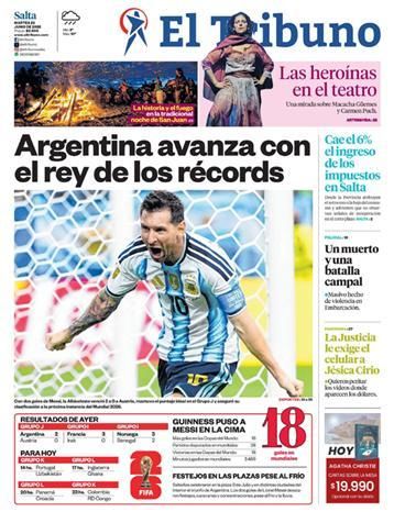 Los diarios del mundo, a los pies de un Messi eterno