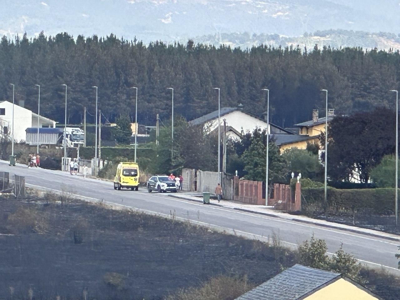 Incendio en Villaverde de los Cestos. / ILEÓN
