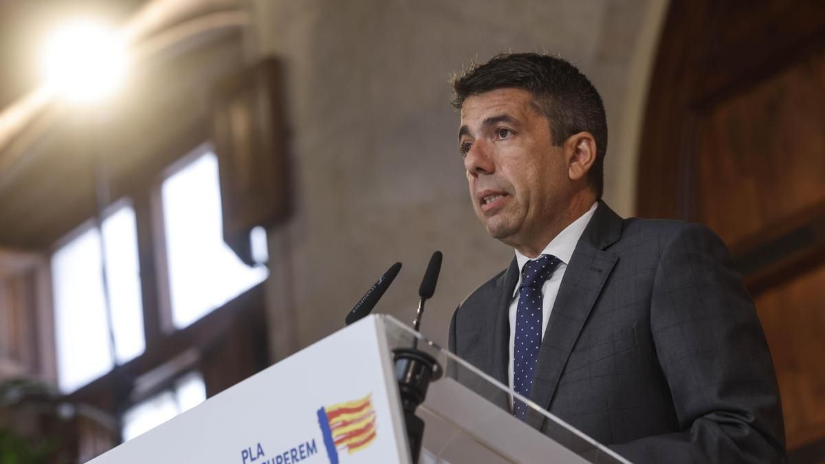 Ocho de cada diez valencianos no quiere a Carlos Mazón como president de la Generalitat tras las próximas elecciones