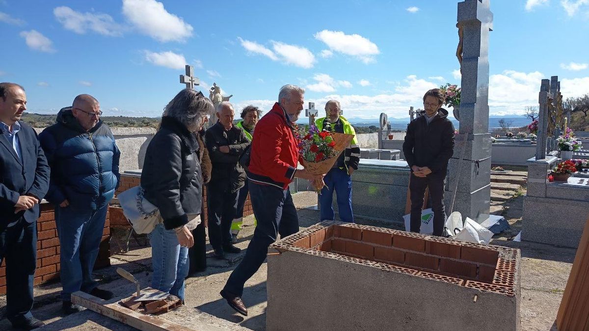 Cementerio en Mesegar de Tajo, en Toledo, donde el 17 de febrero de 2026, casi 90 años después, se ha podido restaurar la memoria de dos hombres asesinados por las tropas franquistas en 1936, cuyos cuerpos fueron tirados a una fosa común