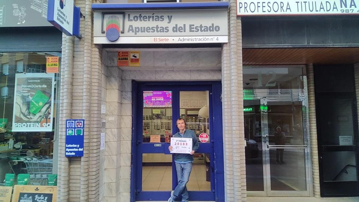 La Lotería Nacional deja más de 168.000 euros en Ponferrada al venderse el segundo premio