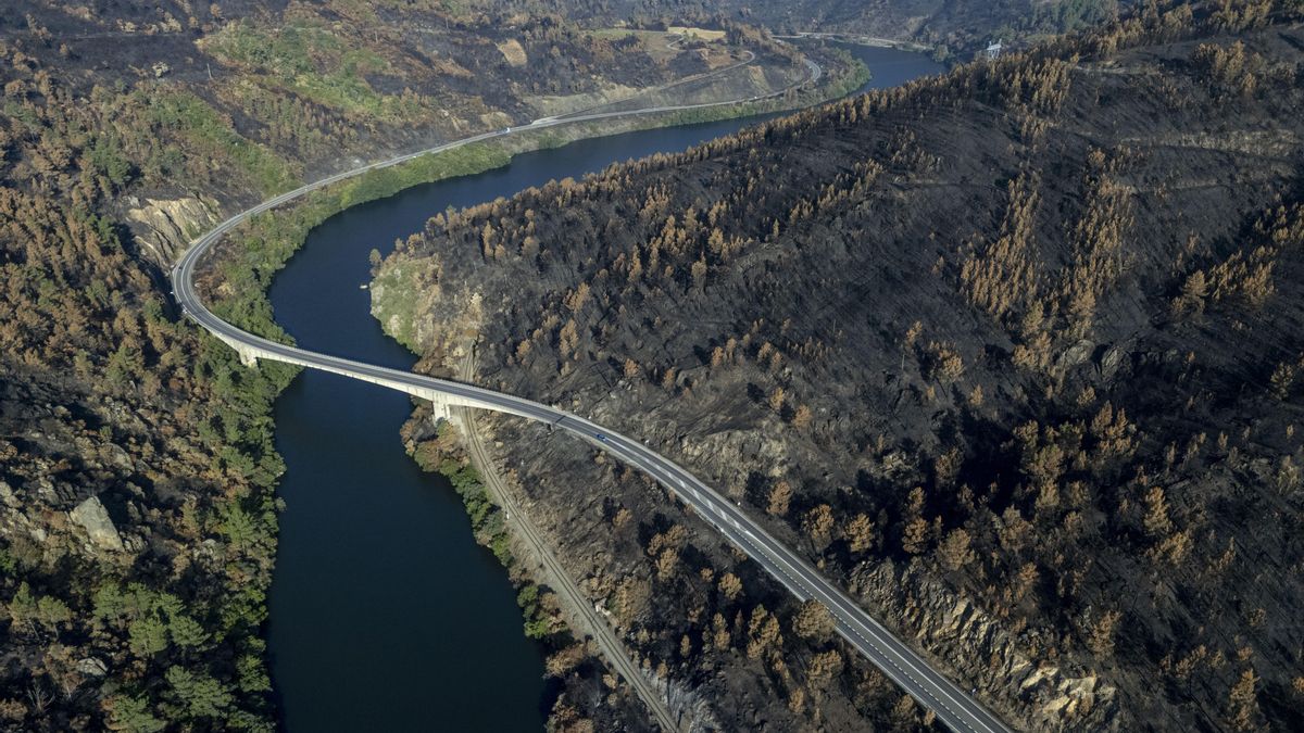 La Xunta rebaja su cálculo de las hectáreas ardidas este año en Galicia: rozan las 119.000, el 94% en agosto