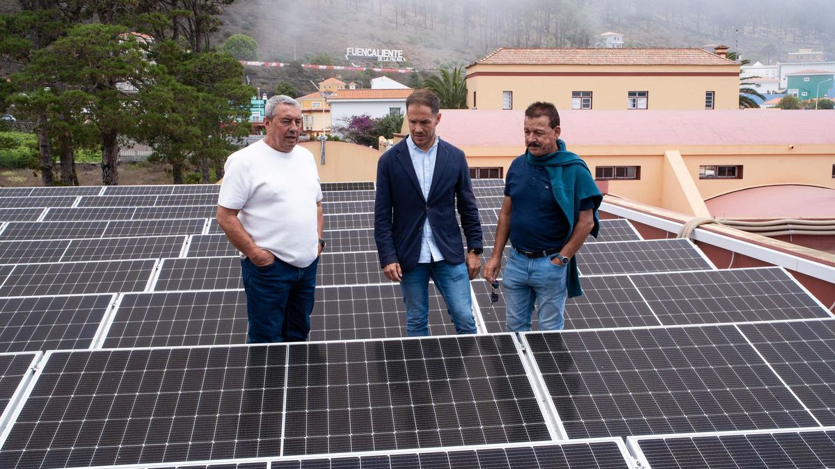 Visita a  la instalación fotovoltaica de autoconsumo de Bodegas Teneguía, en el municipio de Fuencaliente