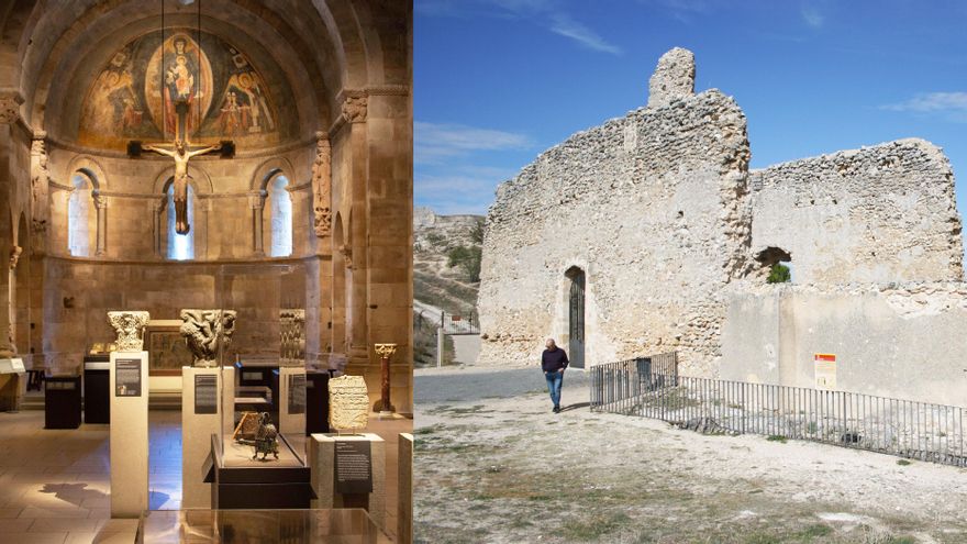 Los despojos de la iglesia medieval que Franco regaló a Estados Unidos se caen a pedazos