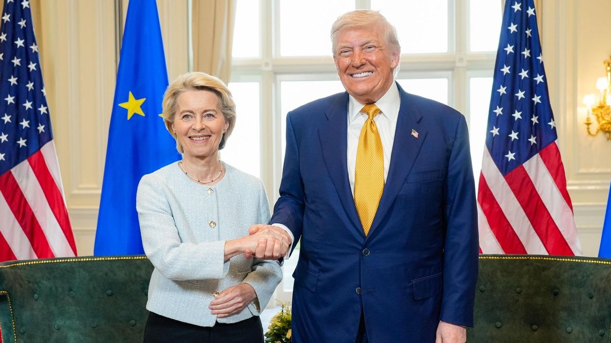 Donald Trump y Ursula von der Leyen