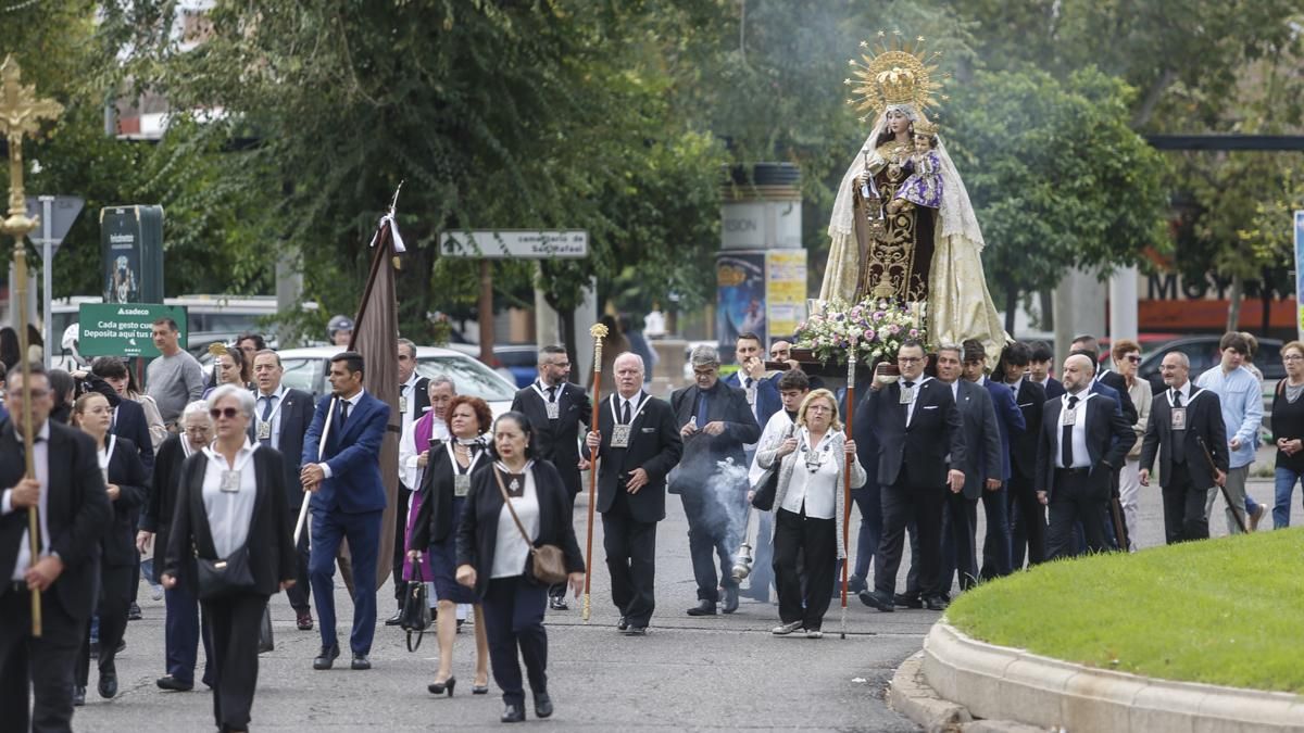 Visita de la Virgen del Carmen al Cementerio de San Rafael