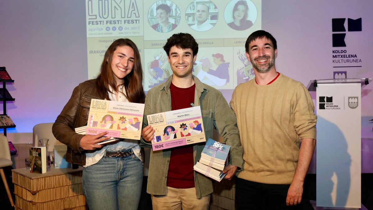 Lectura y escritura por el día del libro en Gipuzkoa: LUMA Fest premia los mejores microrrelatos de autores juveniles