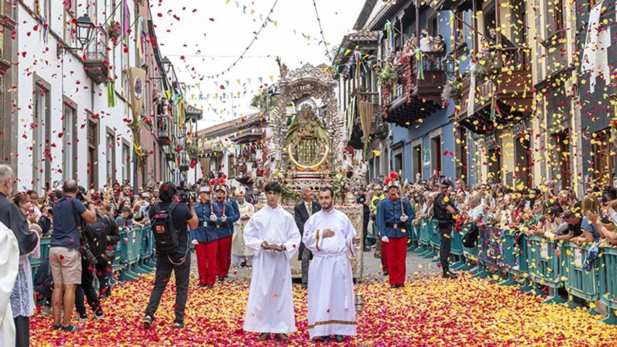 La Fiesta del Pino de Teror, declarada de Interés Turístico Nacional