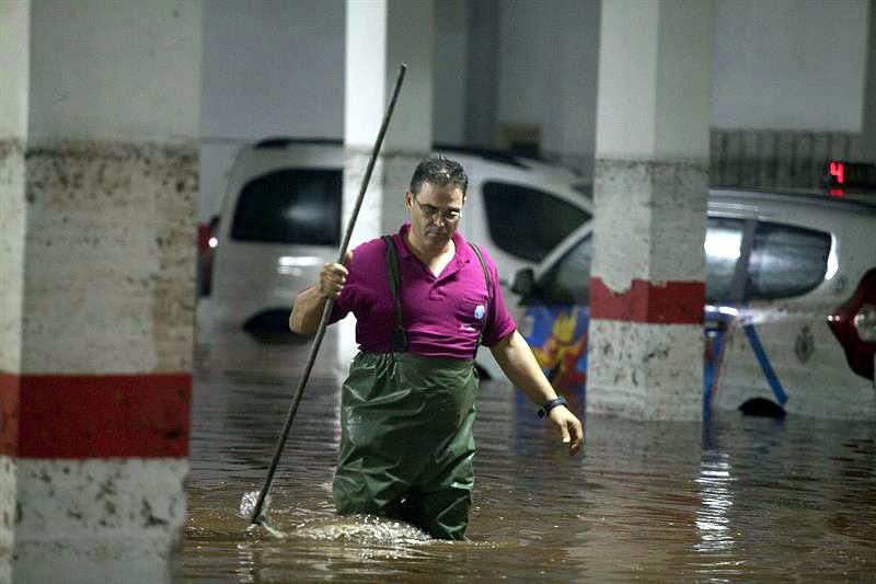 Inundaciones en Tenerife.