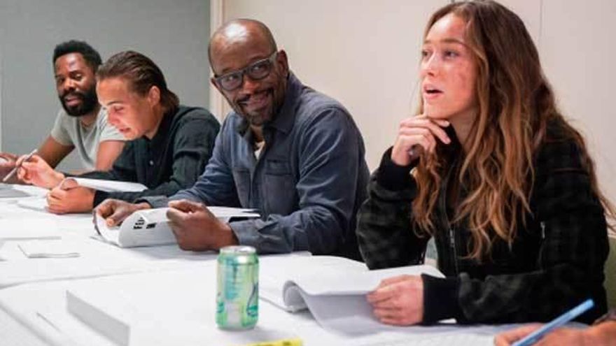 Lennie James en la lectura de guión de 'Fear The Walking Dead'