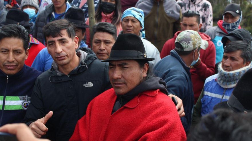 Leonidas Iza, líder de la protesta social en Ecuador: "El Gobierno intenta convertir al movimiento indígena en un enemigo"