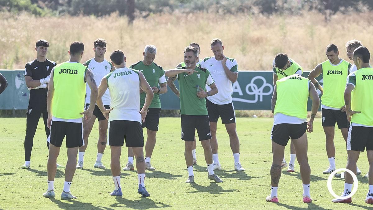 Entrenamiento del Córdoba CF en la Ciudad Deportiva