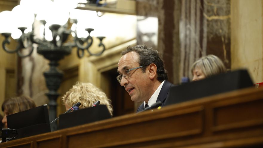 El presidente del Parlament, Josep Rull.