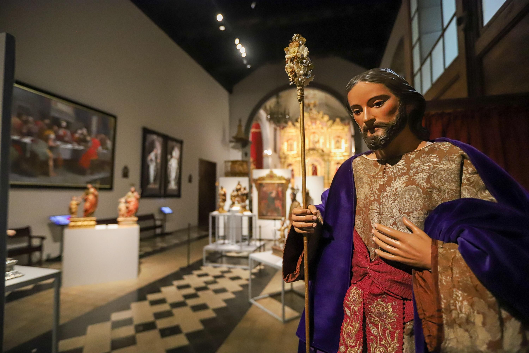 La exposición 'San José. Arte y Devoción en La Palma'.