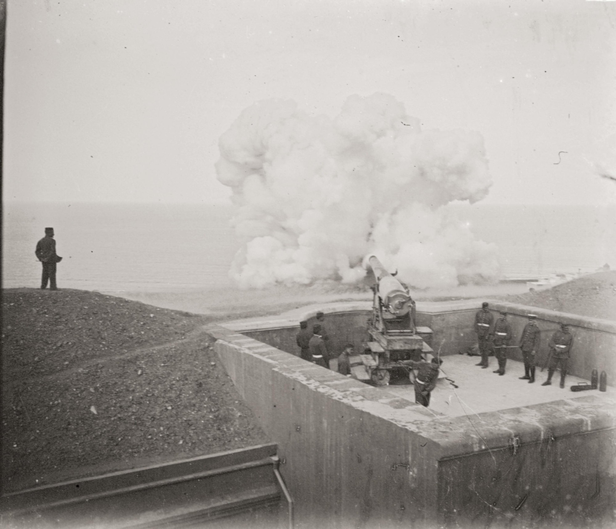 Salvas militares en las Baterías de San Juan (FEDAC)