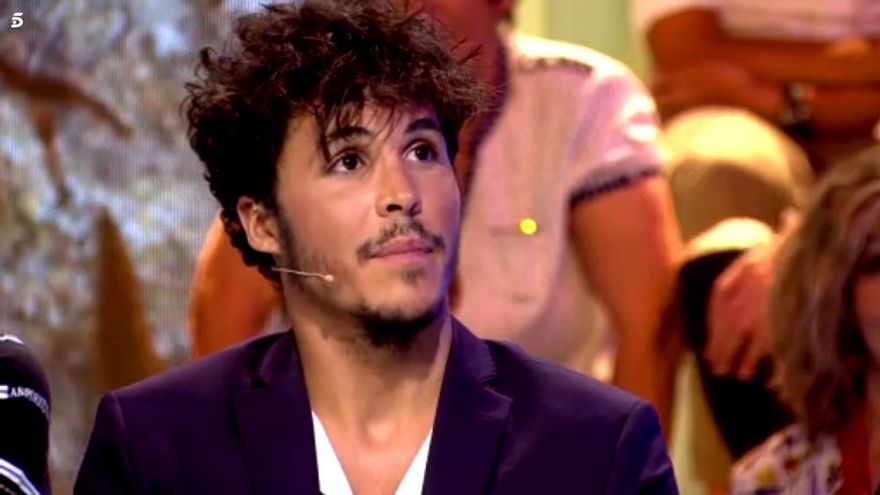 Kiko Jiménez en el plató de Supervivientes
