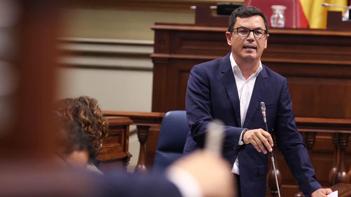 El consejero de Obras Públicas del Gobierno de Canarias, Pablo Rodríguez.