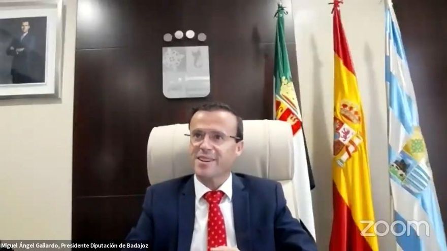 Miguel Ángel Gallardo, presidente de Diputación Badajoz