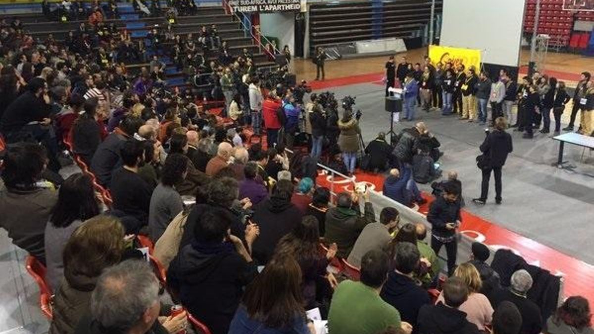 Imagen del debate nacional que la CUP celebró en Manresa el pasado 29 de noviembre de 2015