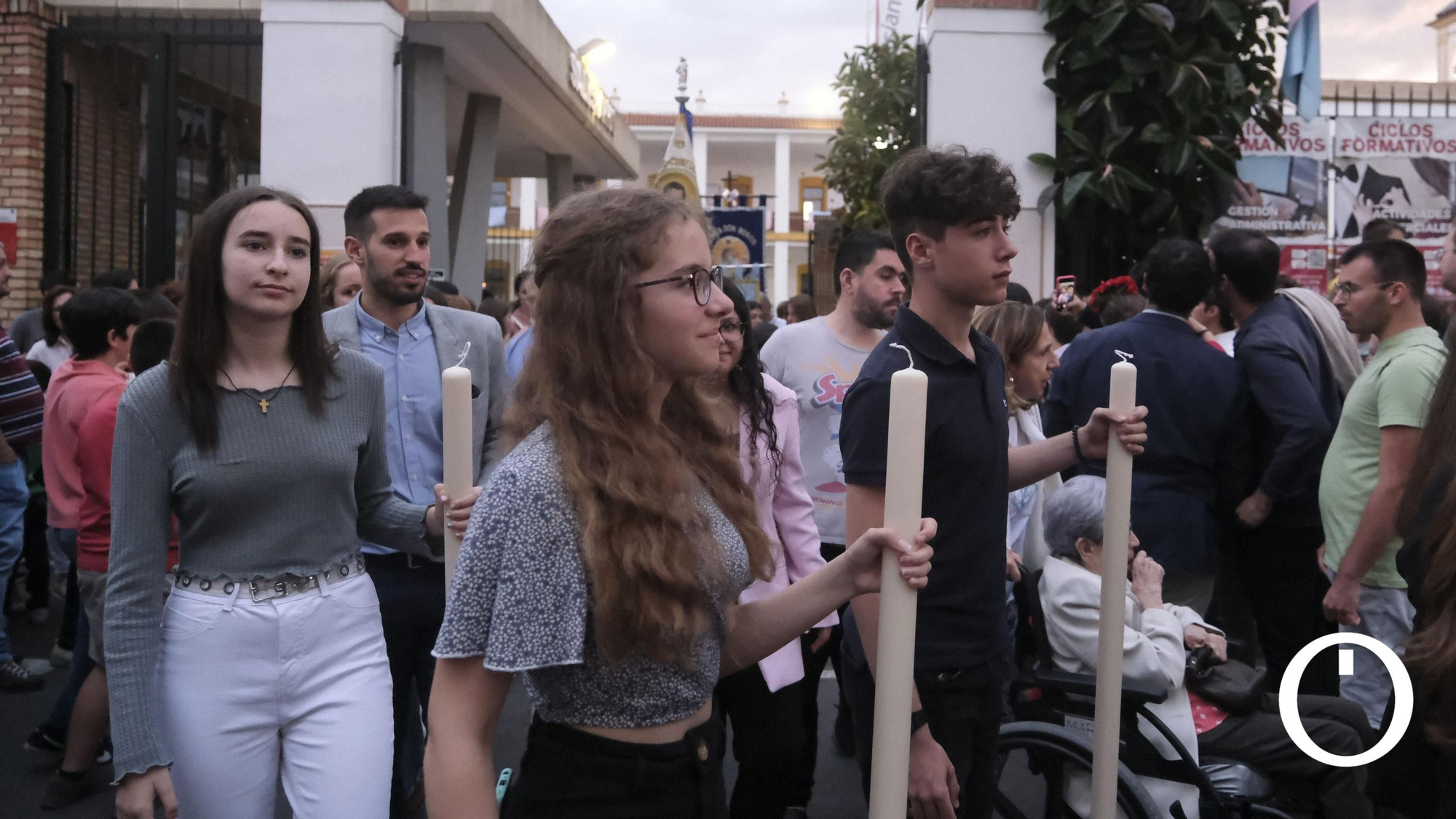 Procesión de María Auxiliadora en Córdoba.