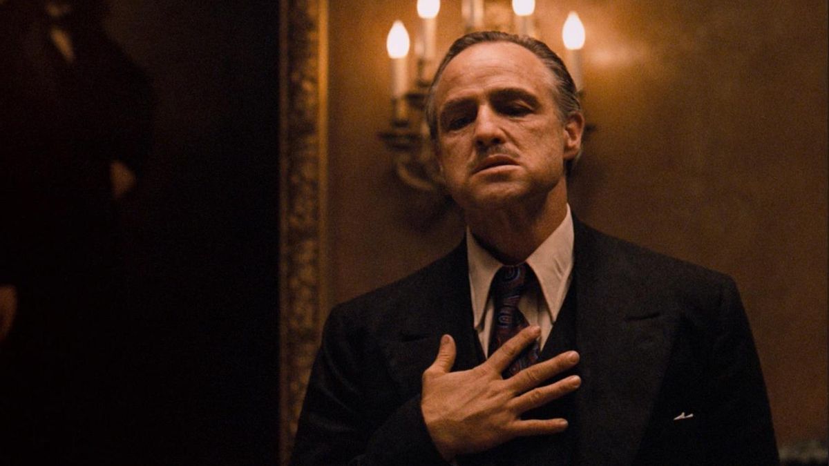 Marlon Brando en un fotograma de 'El padrino'