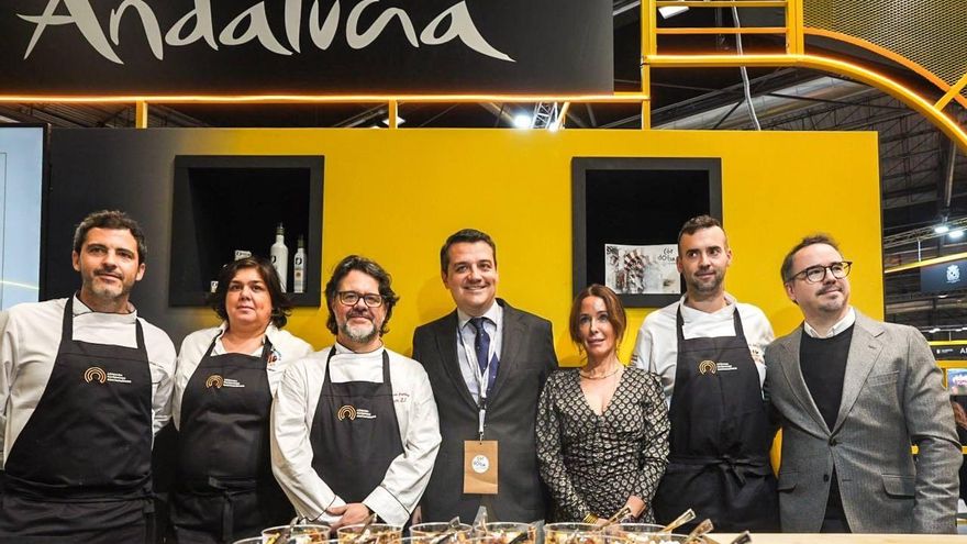 Turismo.- Fitur.- Un 'showcooking' promociona la gastronomía ligada a los cuatro patrimonios de la Humanidad