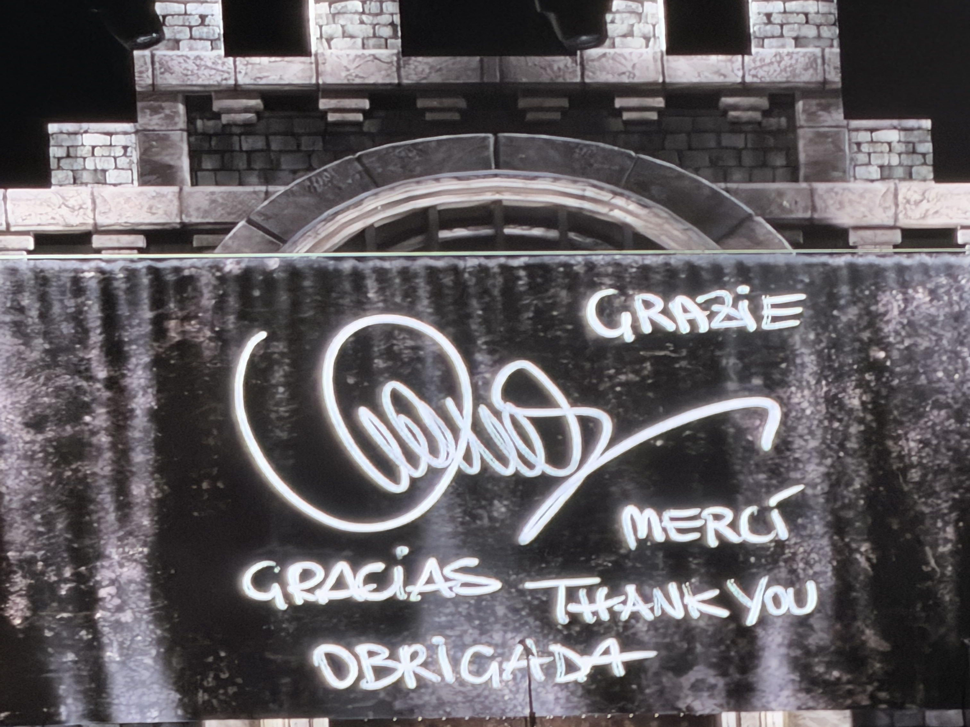 Mensaje de despedida.