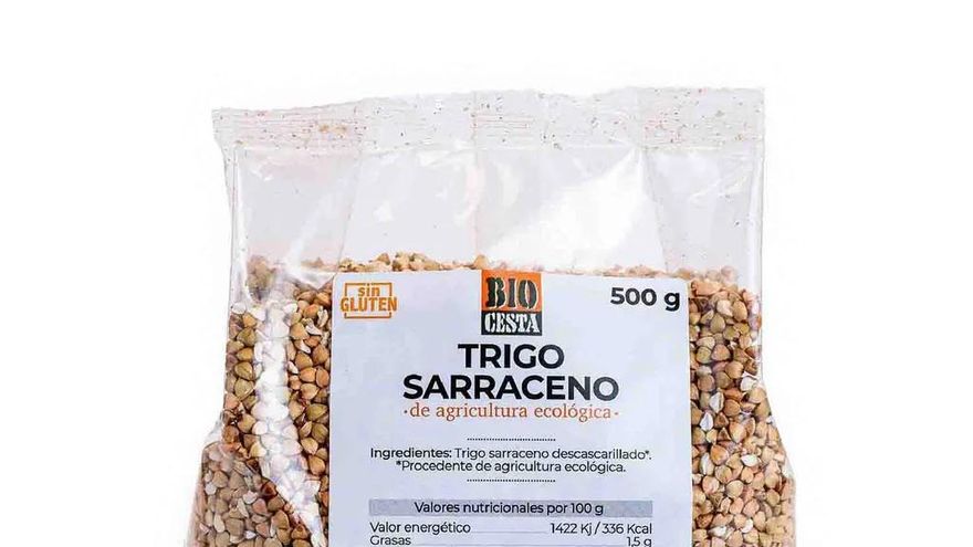 Alerta alimentaria por la presencia de trigo en varios lotes de trigo sarraceno sin gluten