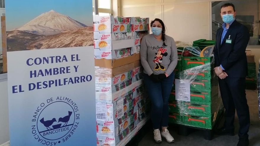 En lo que va de año la compañía ha donado a las distintas entidades y organizaciones sociales de Canarias 166.000 kilos de productos y alimentos