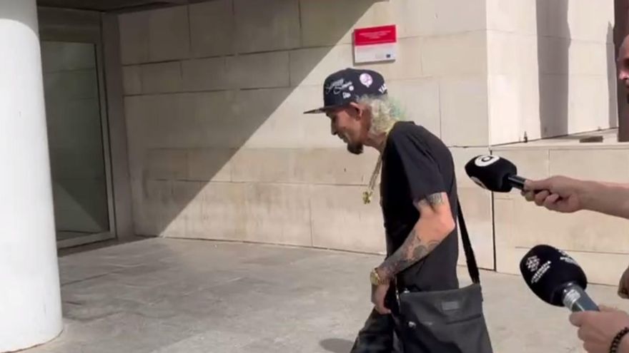 El Jincho a su entrada en el juzgado