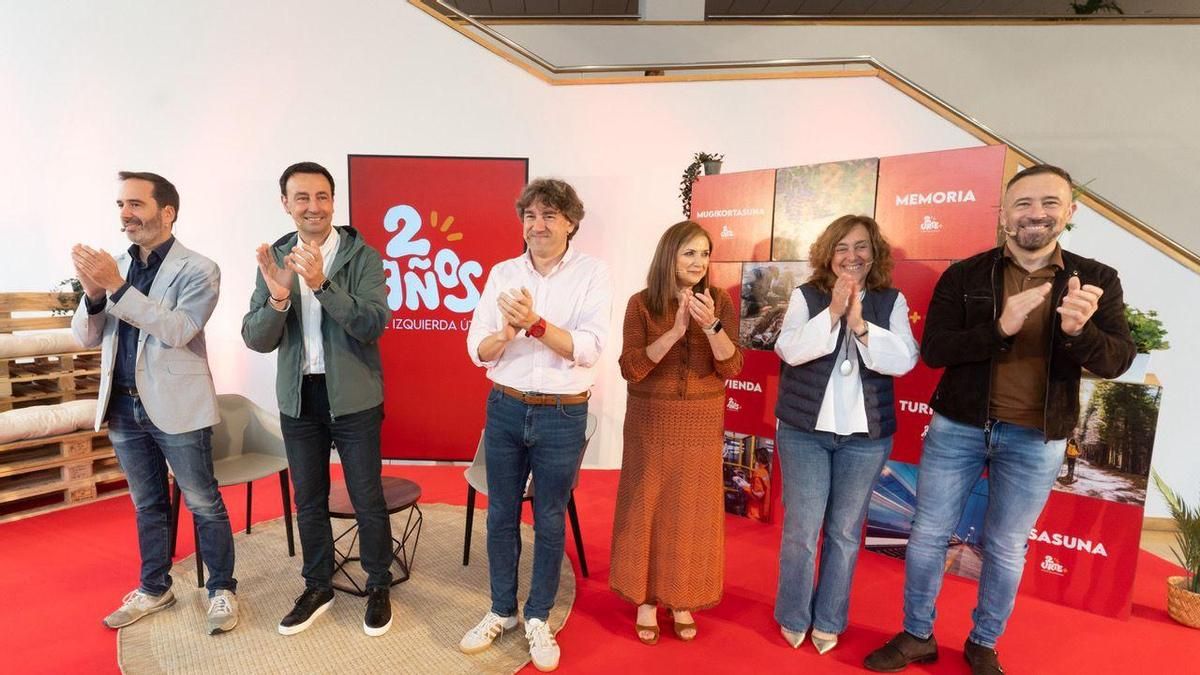 Andueza defiende la "fórmula de éxito" con el PNV y asegura que el PSE-EE estará en ella "el tiempo que haga falta"