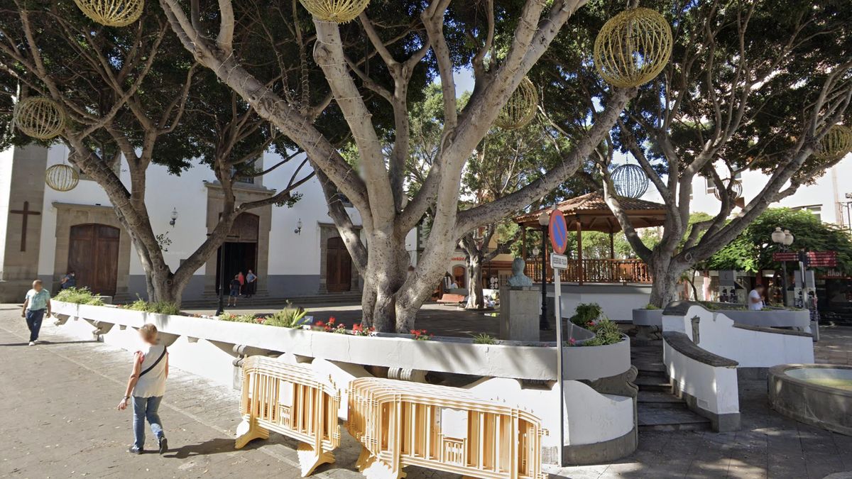 Parque Arnao, en Telde, donde ocurrieron los hechos.